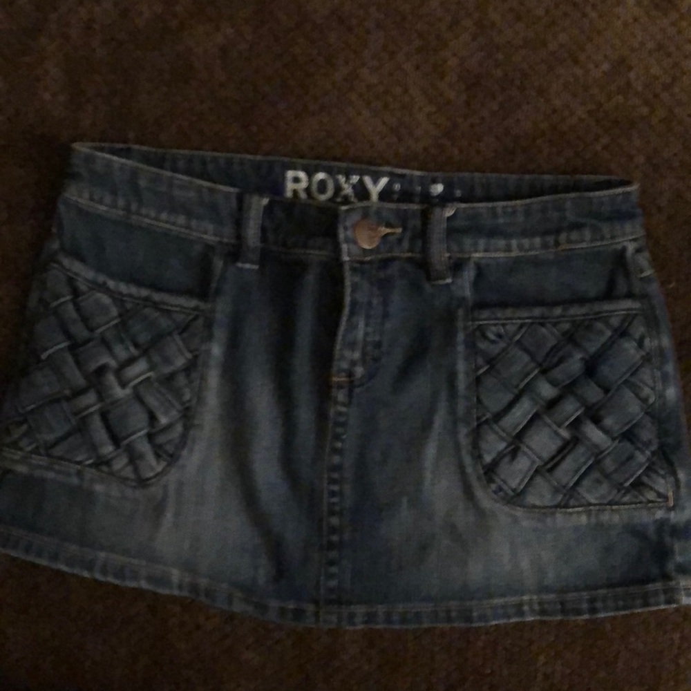 Roxy denim mini skirt